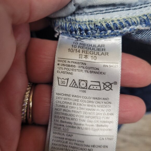 Gap Denim Womens Size 30/ 10R True Skinny High Rise Elliot Stretch Blue Jeans - Picture 9 of 14